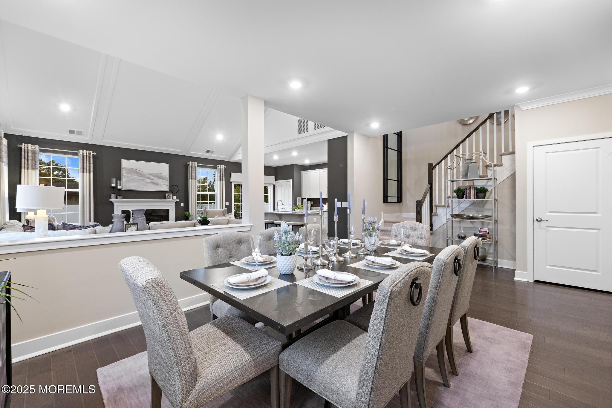 1 Canterbury Road New Egypt, NJ 08533 - Photo 9 of 40 a dining room with wooden floor and large windows