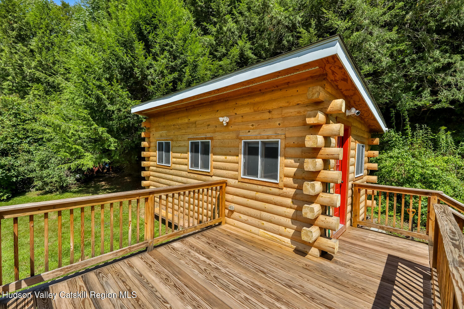 10398 Highway 23A Jewett, NY 12442 - Photo 37 of 55 a view of deck with wooden floor and seating space