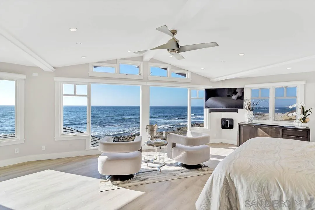 274 Coast Boulevard La Jolla, CA 92037 - Photo 6 of 64 a living room with furniture and a large window