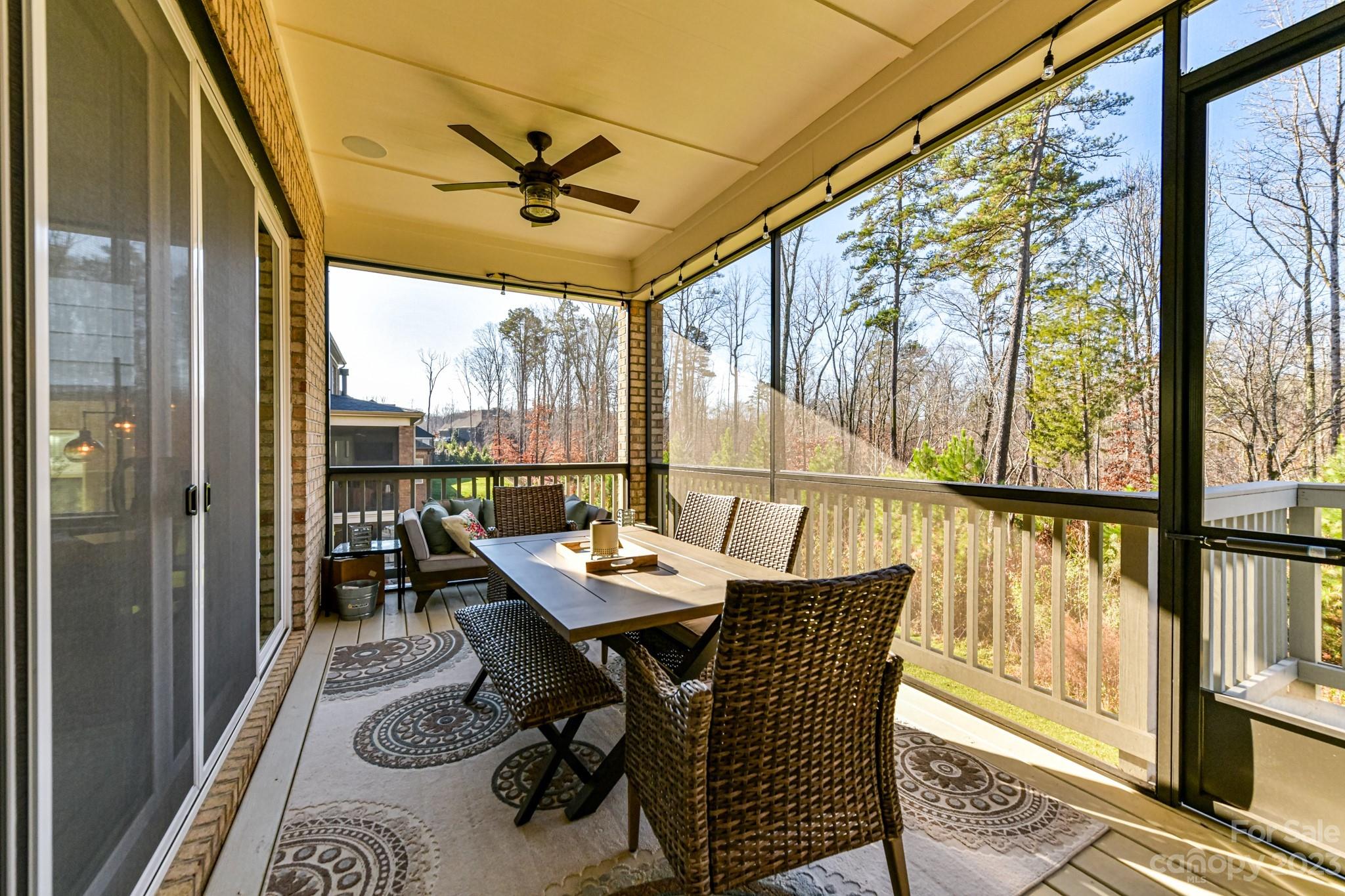 125 Turtleback Ridge, Unit 122 Matthews, NC 28104 - Photo 36 of 40 a view of a dining room with furniture window and outside view