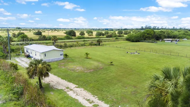 a view of a lake with a city