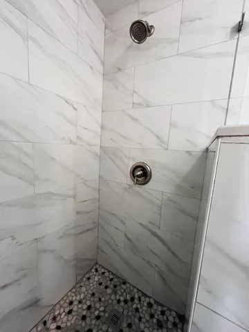 a view of swimming pool from a balcony