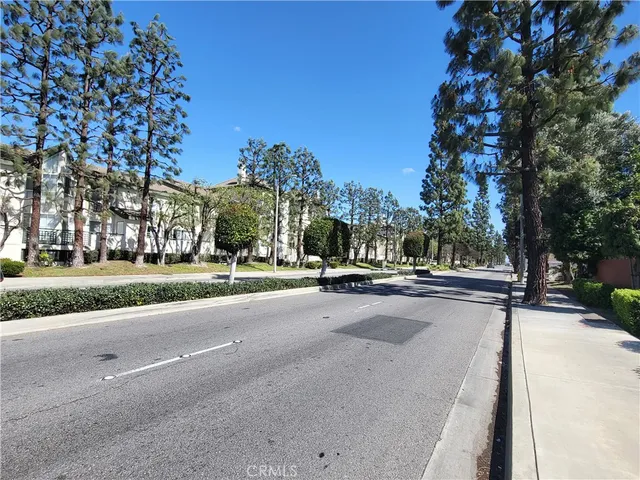 a view of street with trees