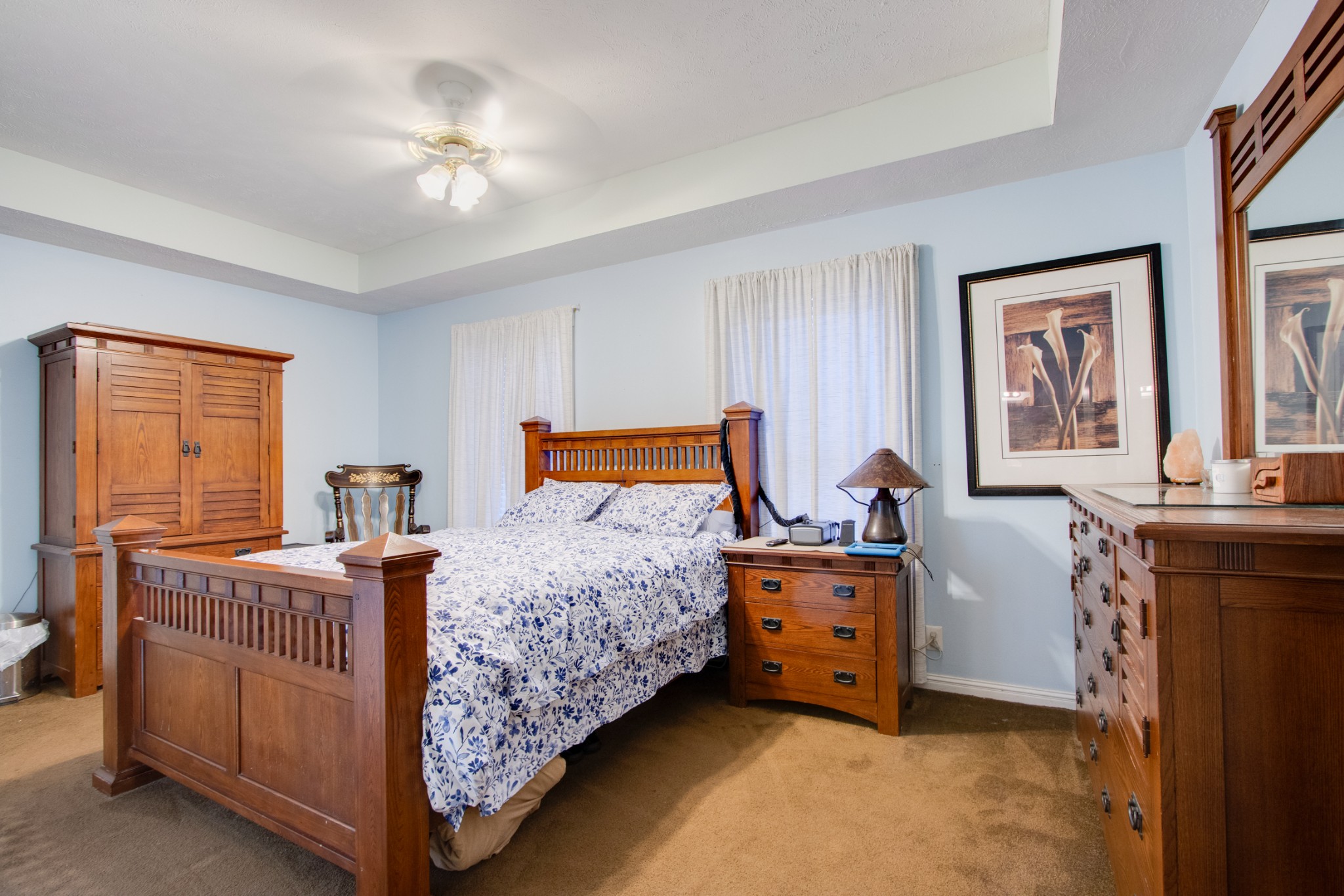 2832 Rader Ridge Court Antioch, TN 37013 - Photo 26 of 26 a bedroom with a bed and wooden floor