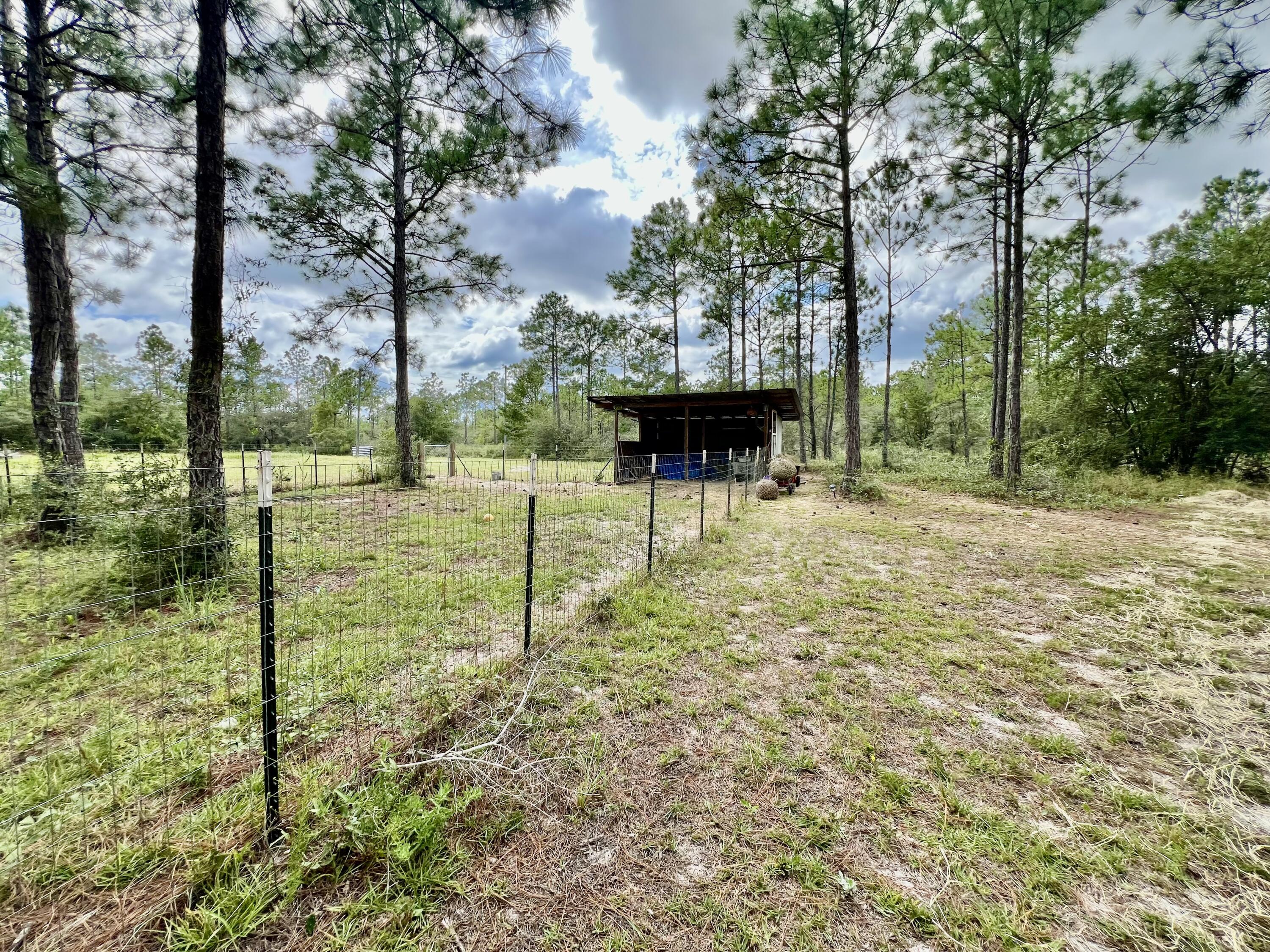 403 Don Graff Road Freeport, FL 32439 - Photo 27 of 34 a backyard of a house with table and chairs