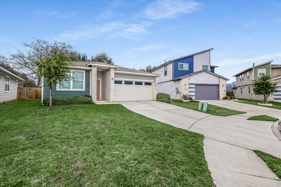 132 Shawii Pass Leander, TX 78641 - Photo 2 of 35 Desirable DR Horton Reagan one story plan perfectly positioned on a prime cul-de-sac lot.