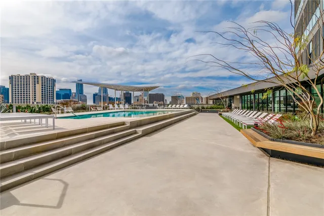 a view of street both side of a street