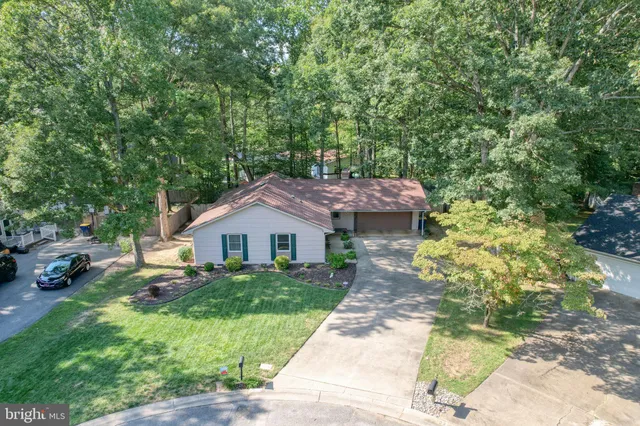 a house view with a garden space
