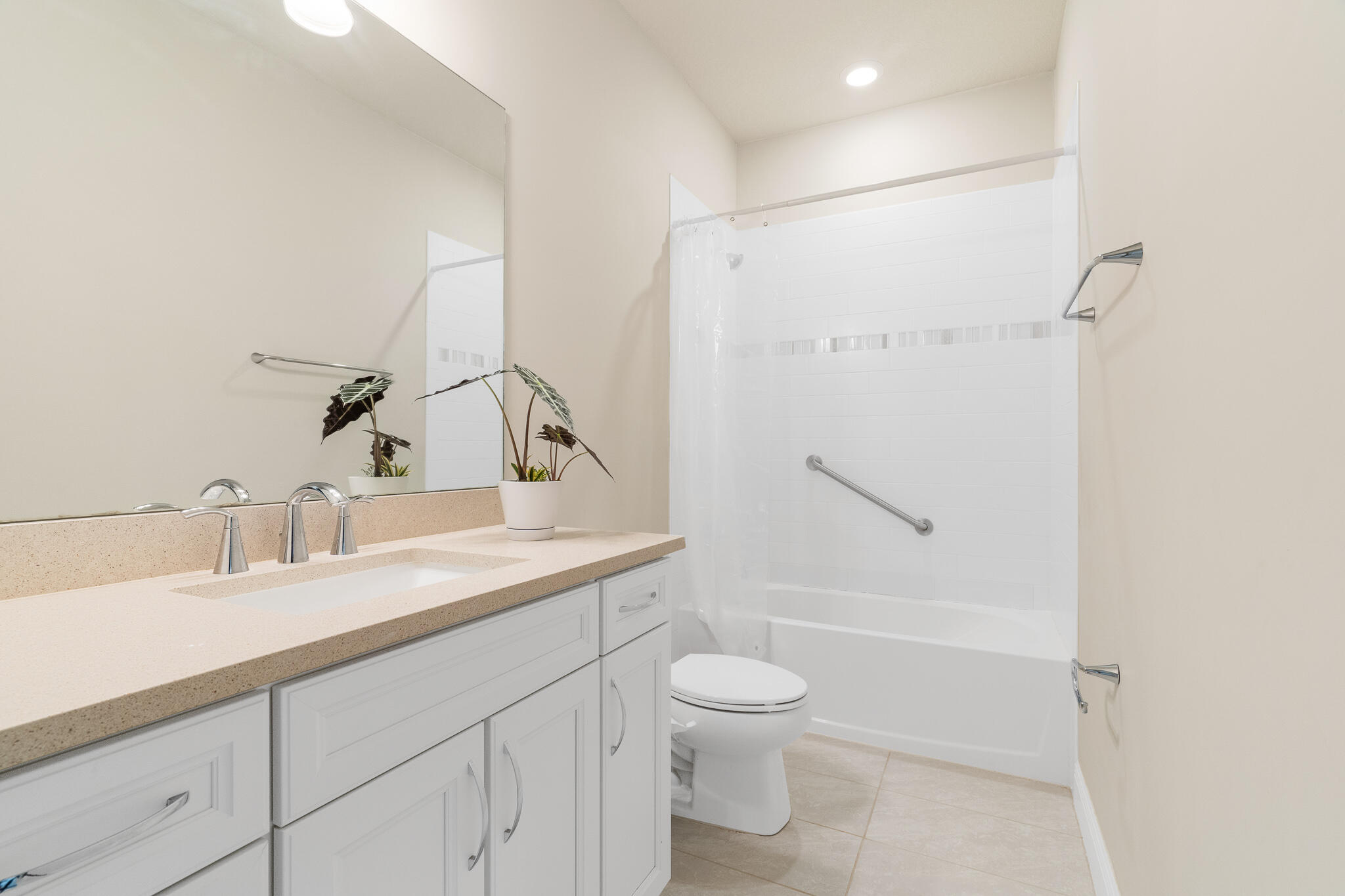 4374 Greenway Drive Hollywood, FL 33021 - Photo 31 of 46 a bathroom with a granite countertop sink toilet and shower