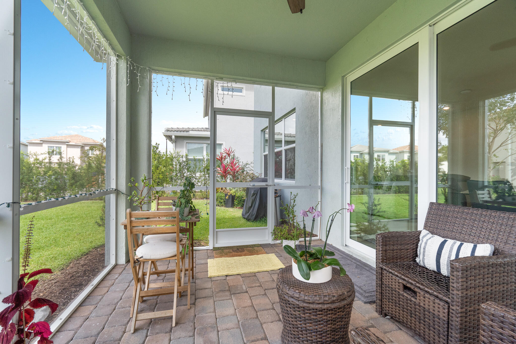 4374 Greenway Drive Hollywood, FL 33021 - Photo 33 of 46 a view of a chairs and table in patio with a garden