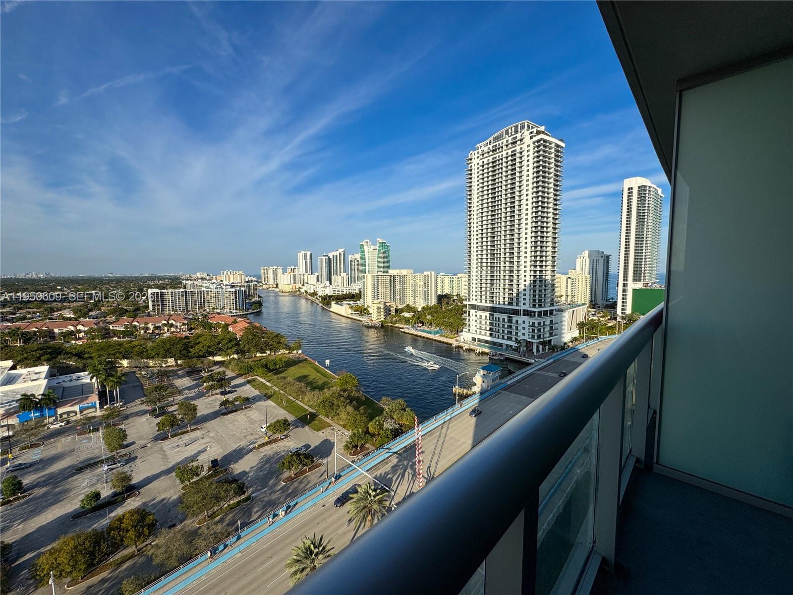 2602 East Hallandale Beach Boulevard, Unit R409 Hallandale Beach, FL 33009 - Photo 24 of 48 a view of balcony with outdoor space