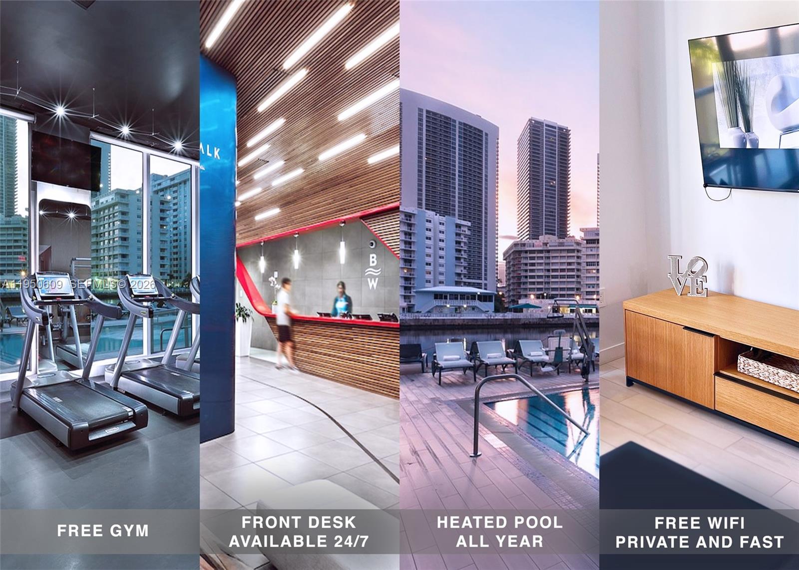 2602 East Hallandale Beach Boulevard, Unit R409 Hallandale Beach, FL 33009 - Photo 43 of 48 a living room with furniture a rug and a large window