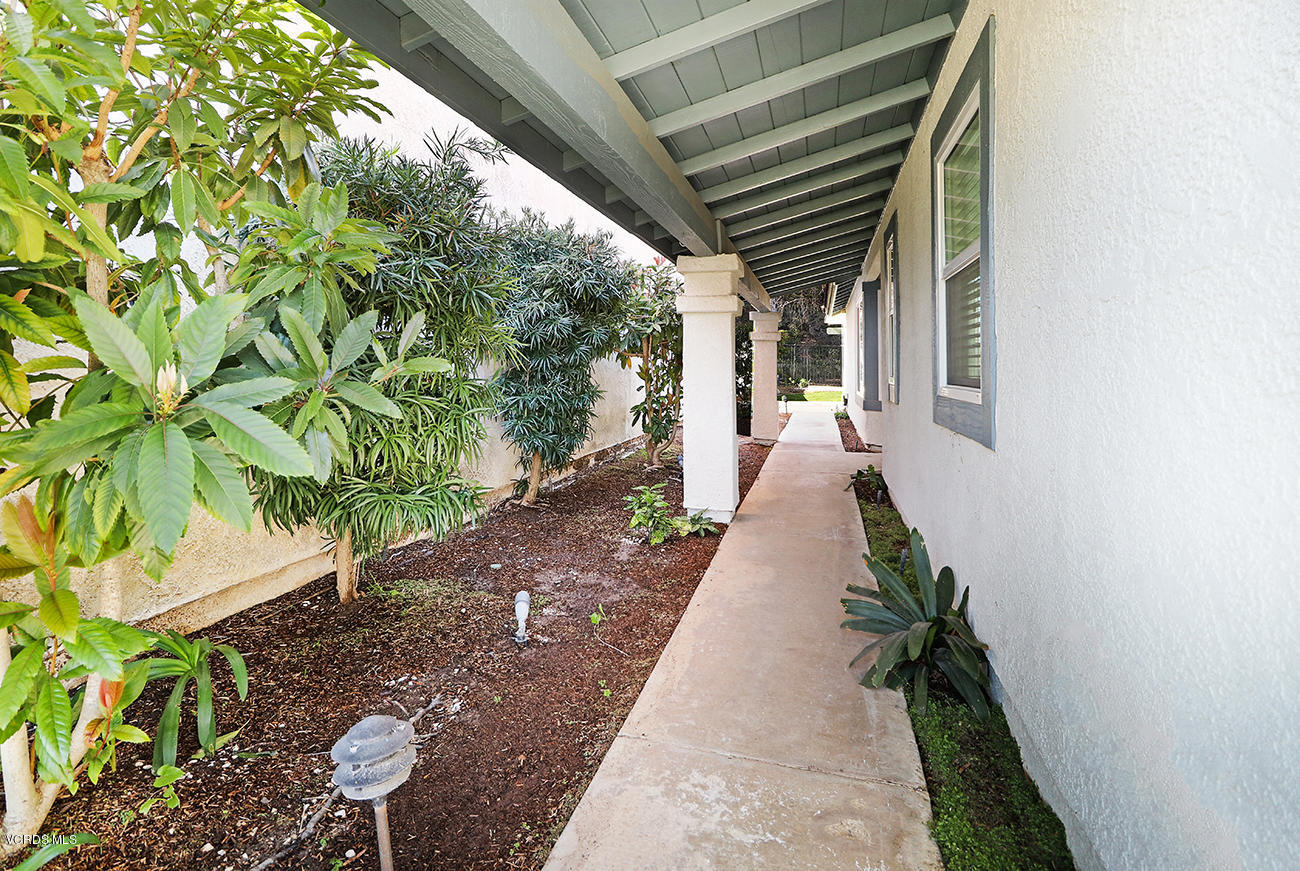 851 Congressional Road Simi Valley, CA 93065 - Photo 4 of 28 a view of a pathway with a plants