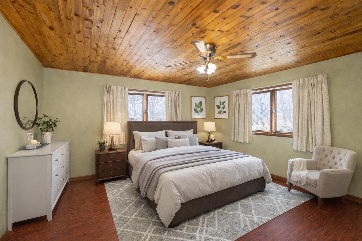 6372 Wildlife Road Addison, WI 53002 - Photo 12 of 47 Virtually staged master