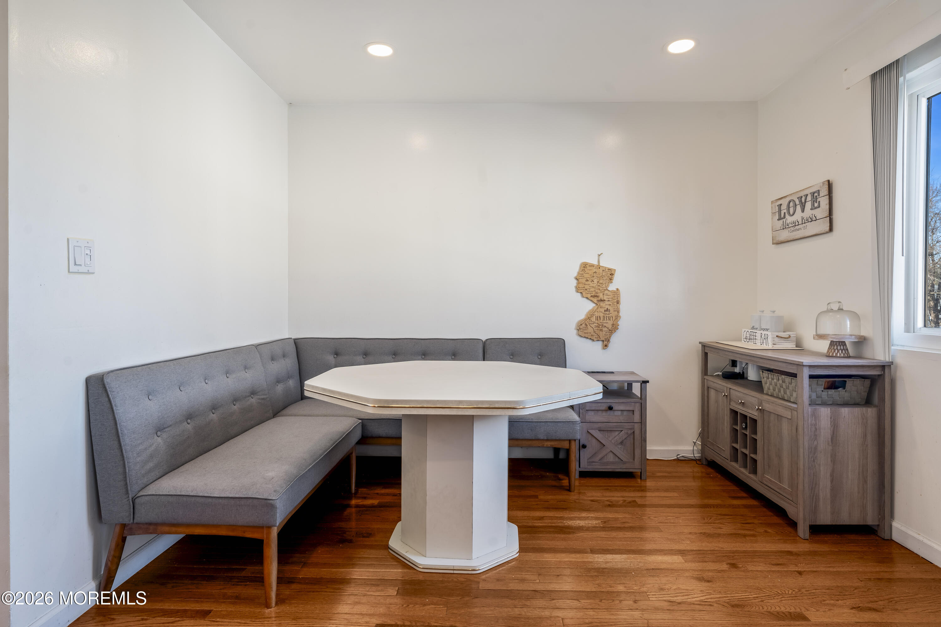 424 Middlewood Road Middletown, NJ 07748 - Photo 5 of 22 a view of a dining room with furniture and wooden floor