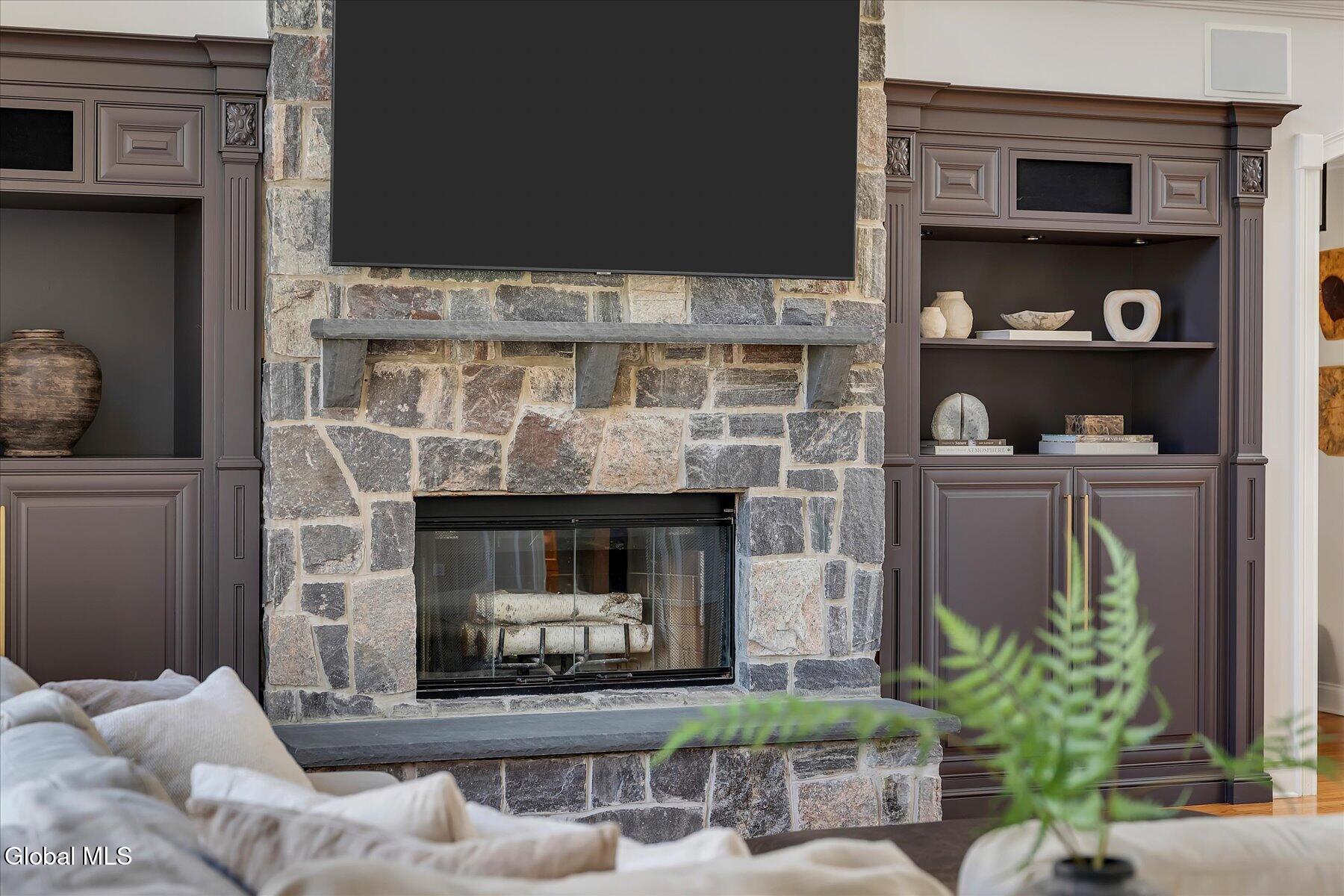 5 Old English Road New Scotland, NY 12159 - Photo 17 of 61 Stone Fireplace