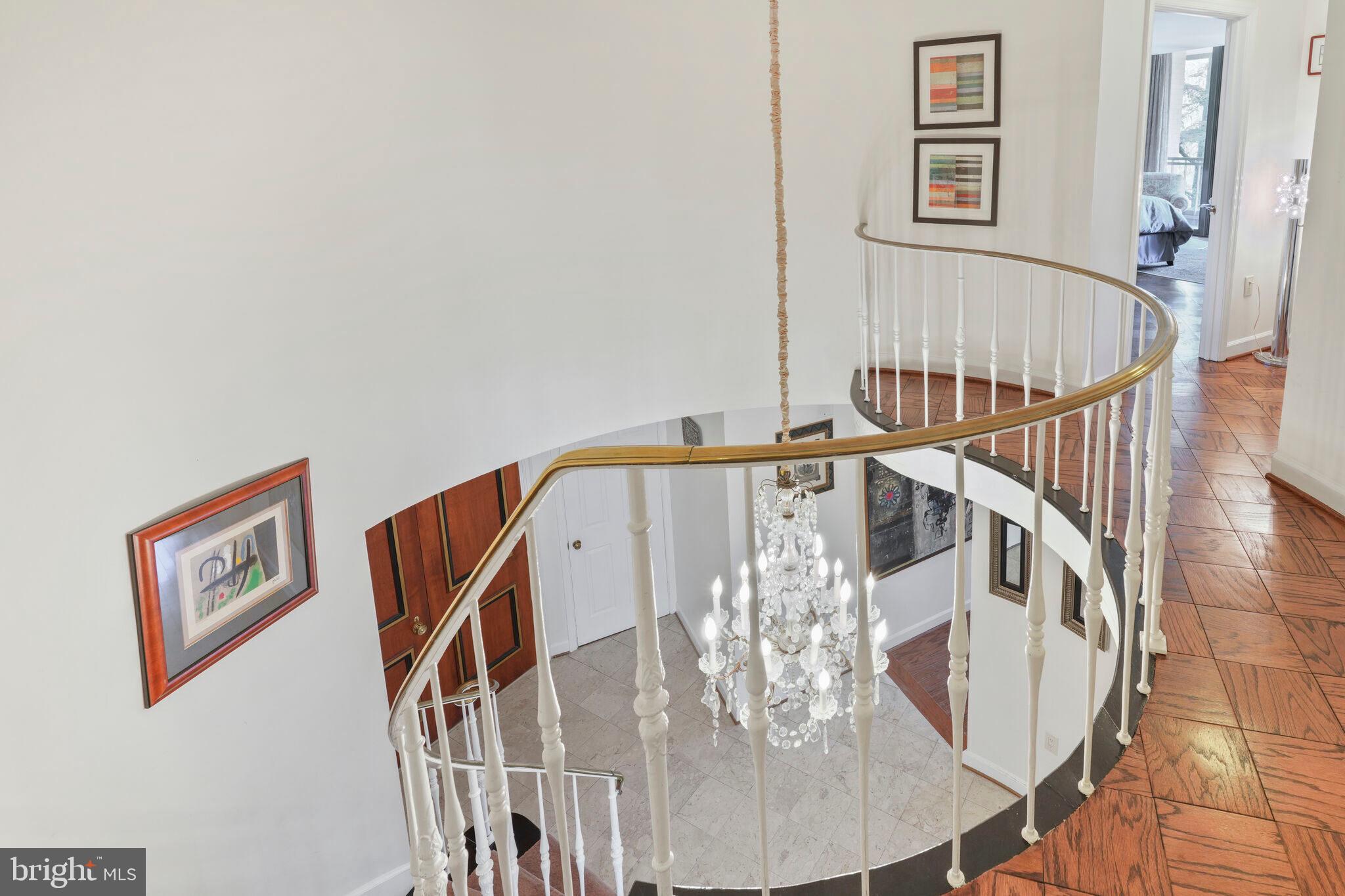 4200 Massachusetts Avenue Northwest, Unit 106 Washington, DC 20016 - Photo 19 of 48 a view of staircase with white walls and stairs