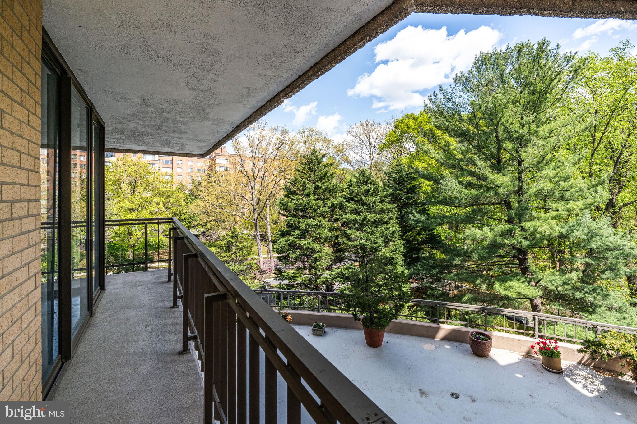 4200 Massachusetts Avenue Northwest, Unit 106 Washington, DC 20016 - Photo 32 of 48 a view of balcony with furniture