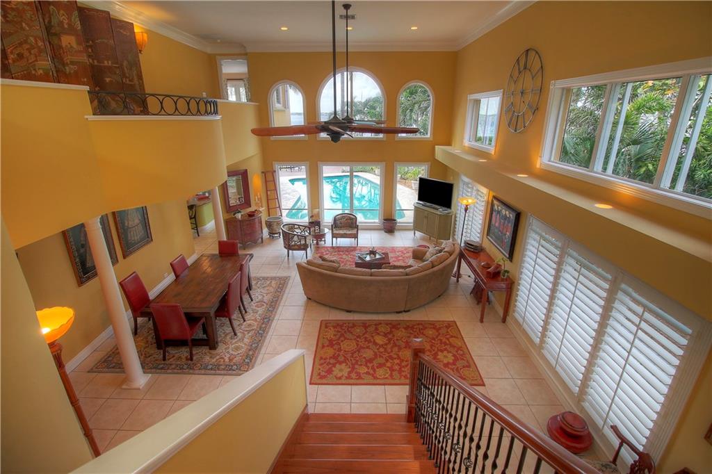 1509 Southeast Riverside Drive Stuart, FL 34996 - Photo 13 of 26 a view of a dining room with furniture window and outside view