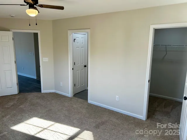 a view of a livingroom with a window