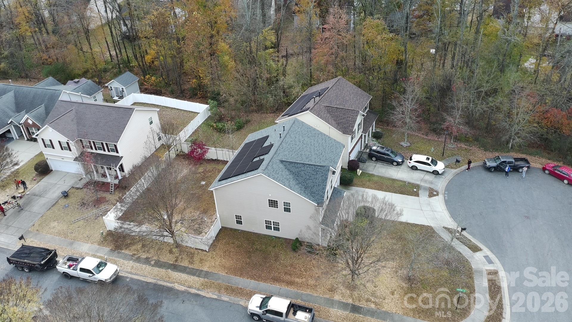 10631 Atkins Ridge Drive Charlotte, NC 28213 - Photo 35 of 38 an aerial view of a house with outdoor space
