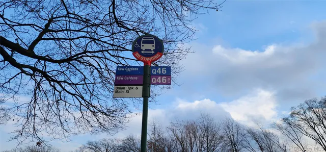 a view of a sign board