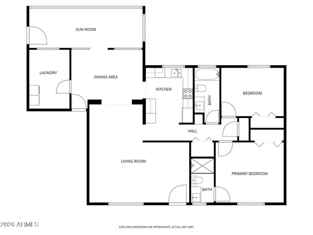 a picture of a floor plan