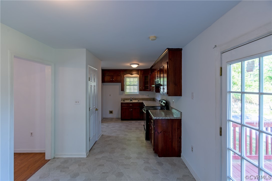 4025 Frye Terrace Colonial Heights, VA 23834 - Photo 17 of 30 a kitchen with refrigerator and cabinets
