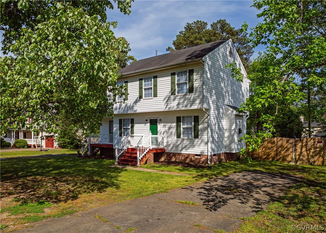 4025 Frye Terrace Colonial Heights, VA 23834 - Photo 2 of 30 a front view of a house with garden