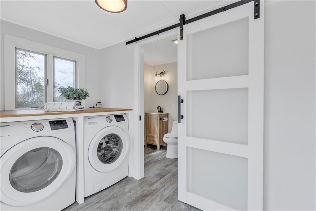 6 Everett Avenue Wareham, MA 02571 - Photo 13 of 33 a utility room with dryer and washer