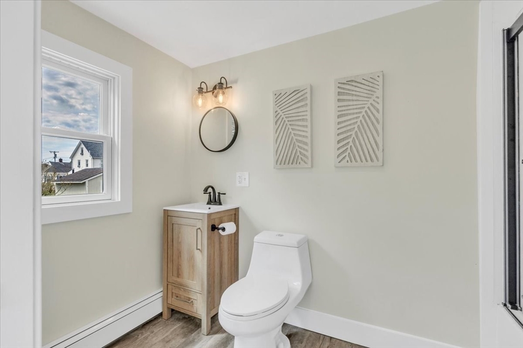 6 Everett Avenue Wareham, MA 02571 - Photo 14 of 33 a bathroom with a toilet and a sink