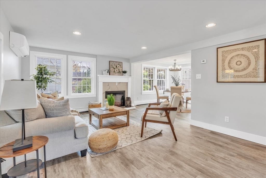 6 Everett Avenue Wareham, MA 02571 - Photo 26 of 33 a living room with furniture and a fireplace