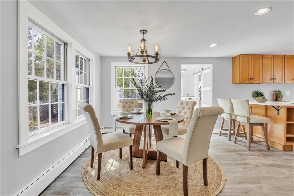 6 Everett Avenue Wareham, MA 02571 - Photo 4 of 33 a view of a dining room with furniture window and outside view