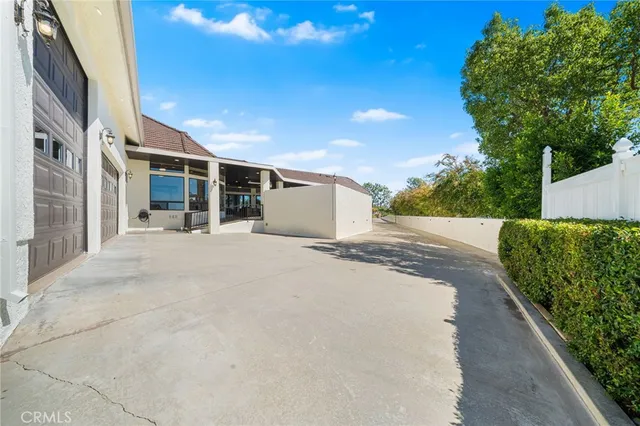 a view of a house with a outdoor space