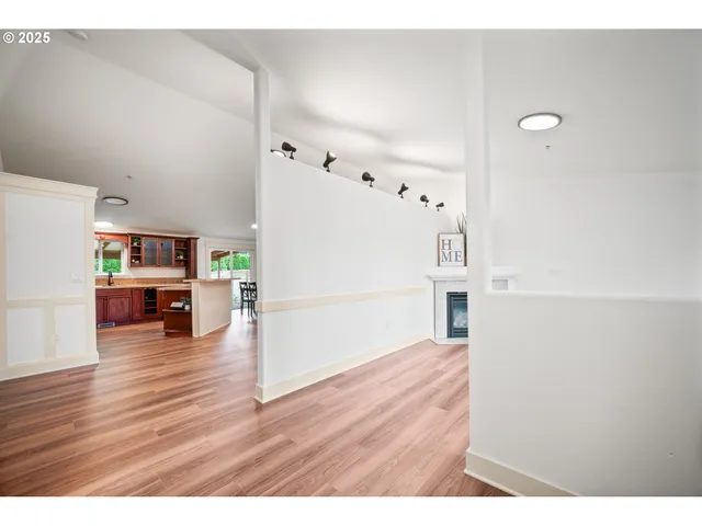 a view interior of the house and wooden floor