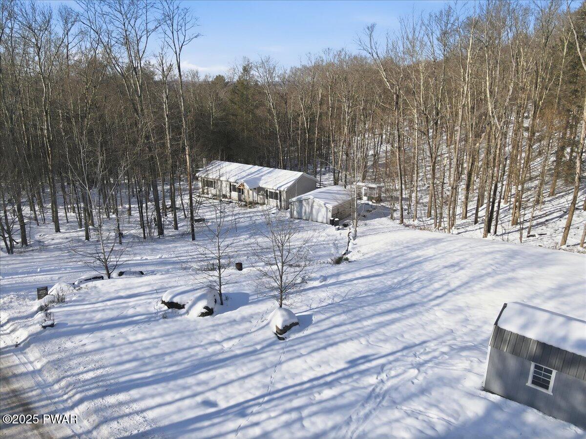 374 Fork Mountain Road Equinunk, PA 18417 - Photo 60 of 72 Drone View
