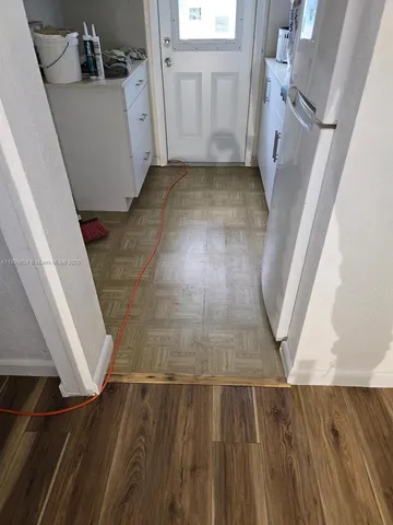 a view of front door