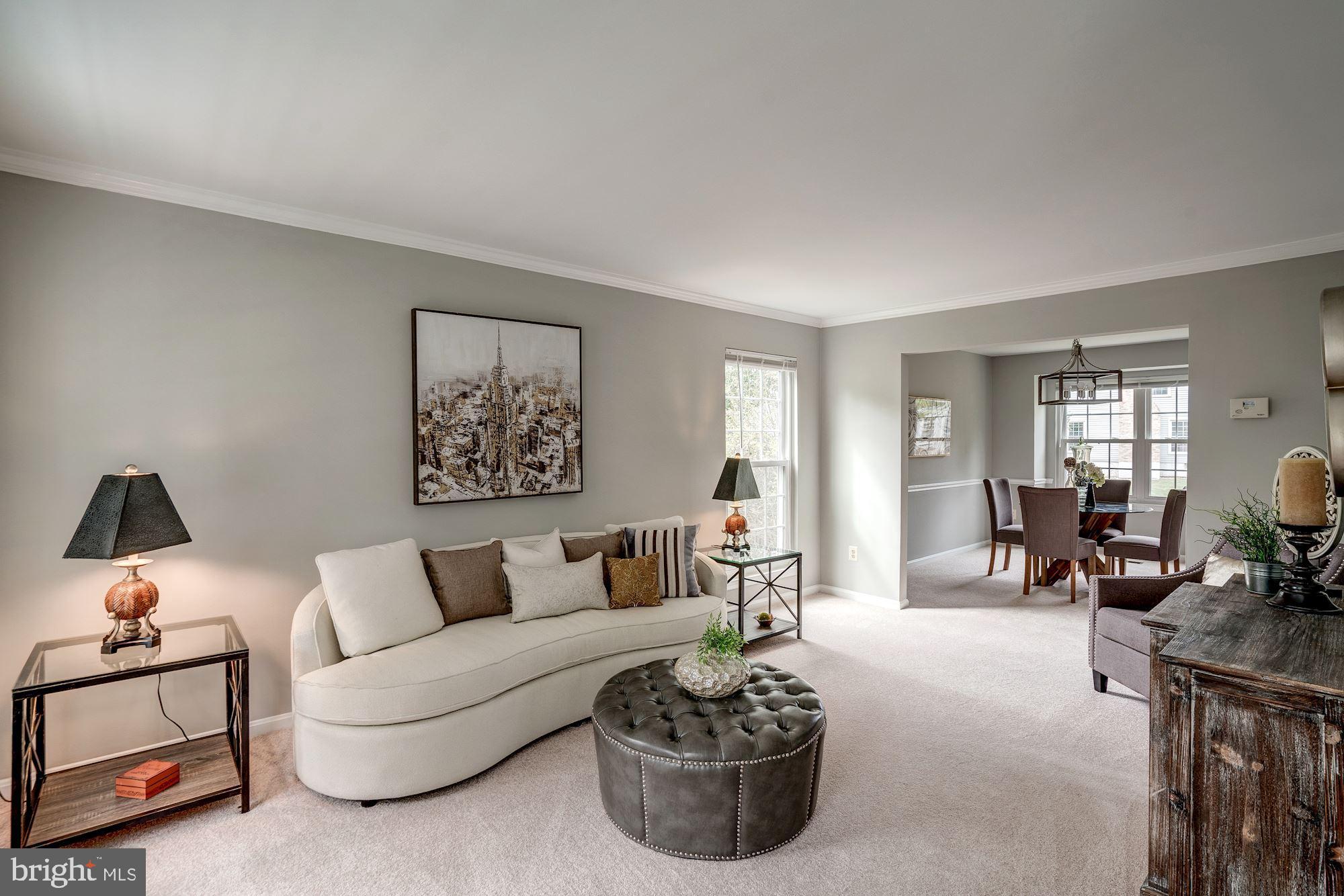 2986 Emerald Chase Drive Herndon, VA 20171 - Photo 5 of 36 Living room with fresh carpet and paint