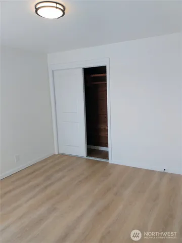 a view of a big room with an empty space