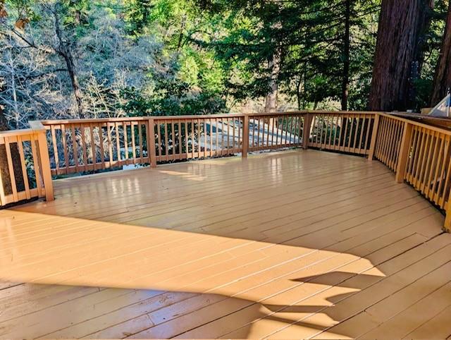 265 Brown Gables Road, Unit 11 Ben Lomond, CA 95005 - Photo 34 of 50 a view of balcony with wooden floor