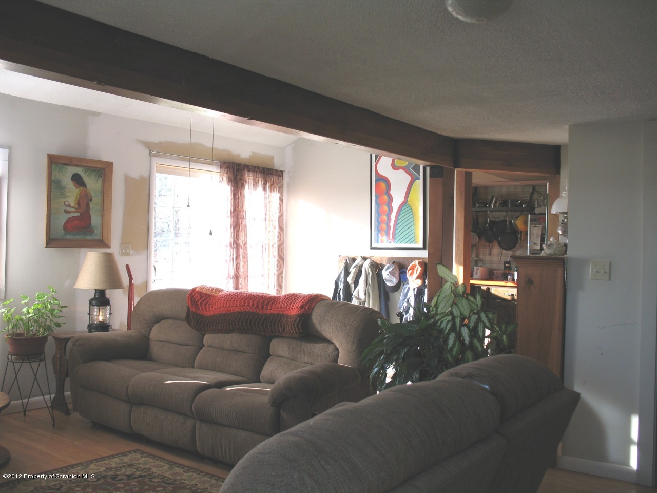 321 Cemetery Road Moscow, PA 18444 - Photo 4 of 17 a living room with furniture and a large window