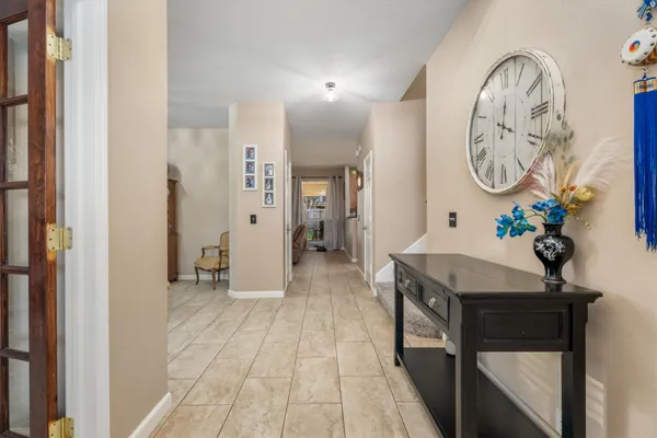 a very nice looking room with a wooden floor