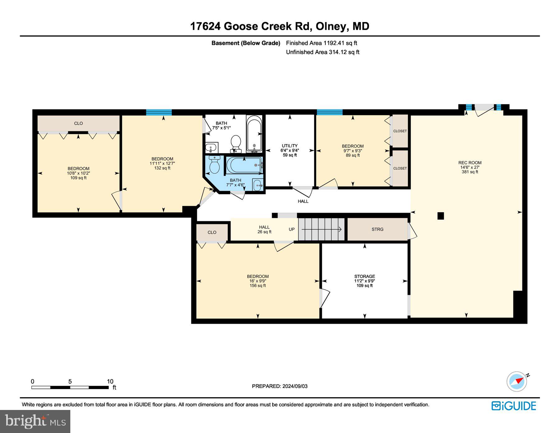 17624 Goose Creek Road Olney, MD 20832 - Photo 56 of 56 Lower level floor plan