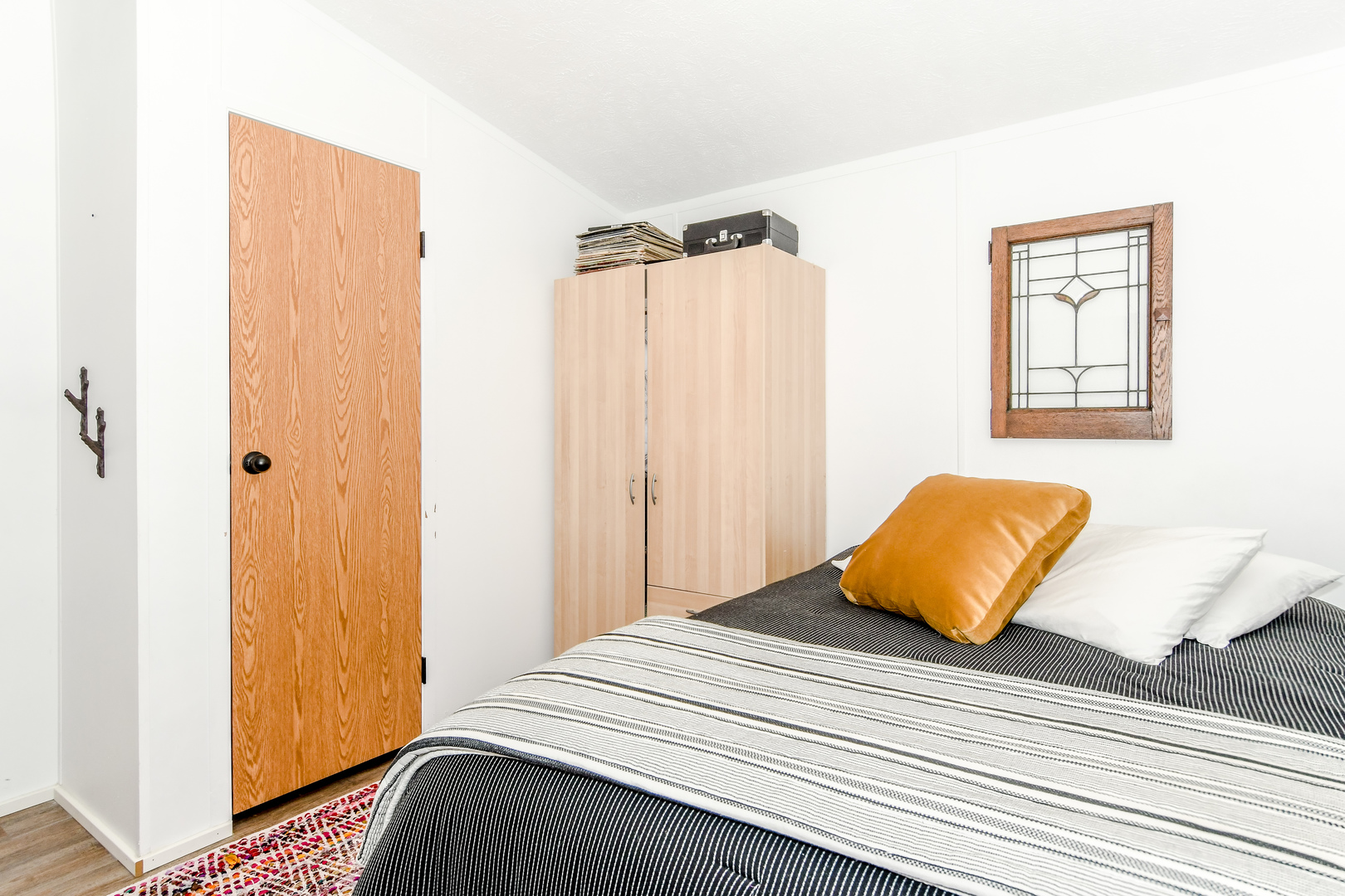 58 Oak Street Minooka, IL 60447 - Photo 14 of 28 a bedroom with a bed and a night stand