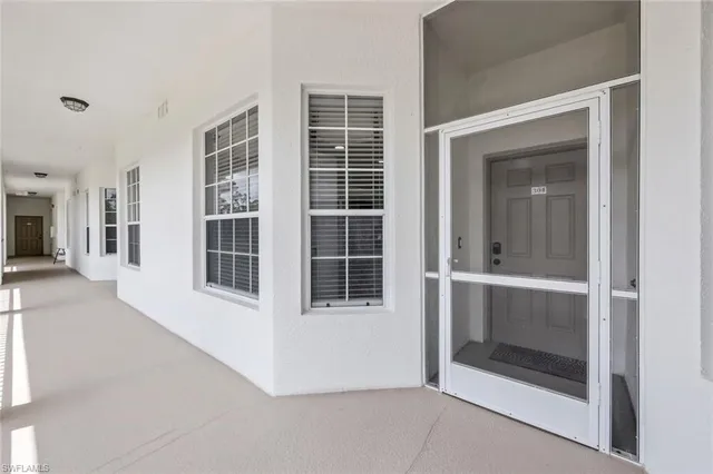 a view of an entryway of house and front door