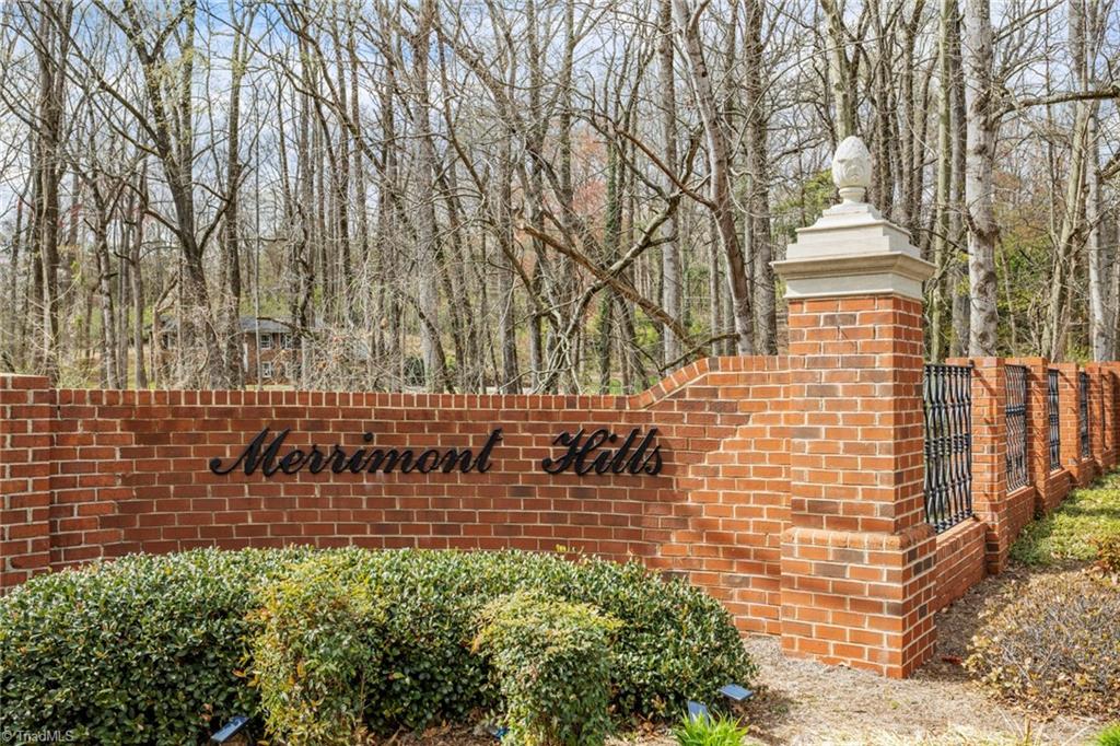 1393 Turkey Hill Road Winston-Salem, NC 27106 - Photo 33 of 36 Entrance to Merrimont Hills neighborhood