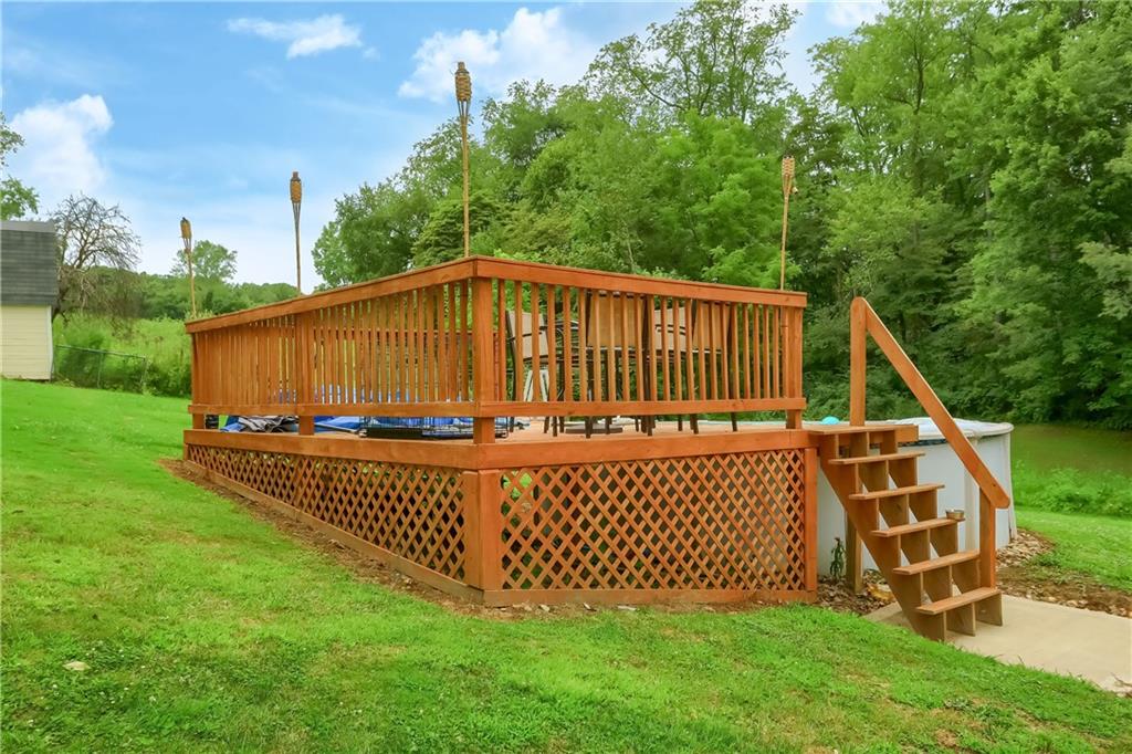4425 State Rte 18 New Castle, PA 16102 - Photo 22 of 22 a view of outdoor space with deck and garden