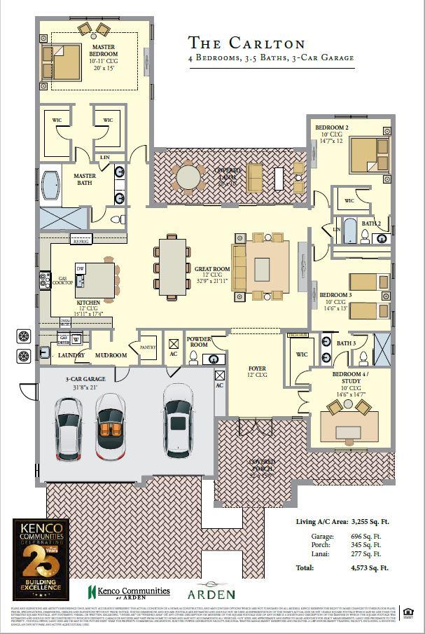 19016 Fly Rod Road Loxahatchee, FL 33470 - Photo 23 of 23 Carleton Floorplan