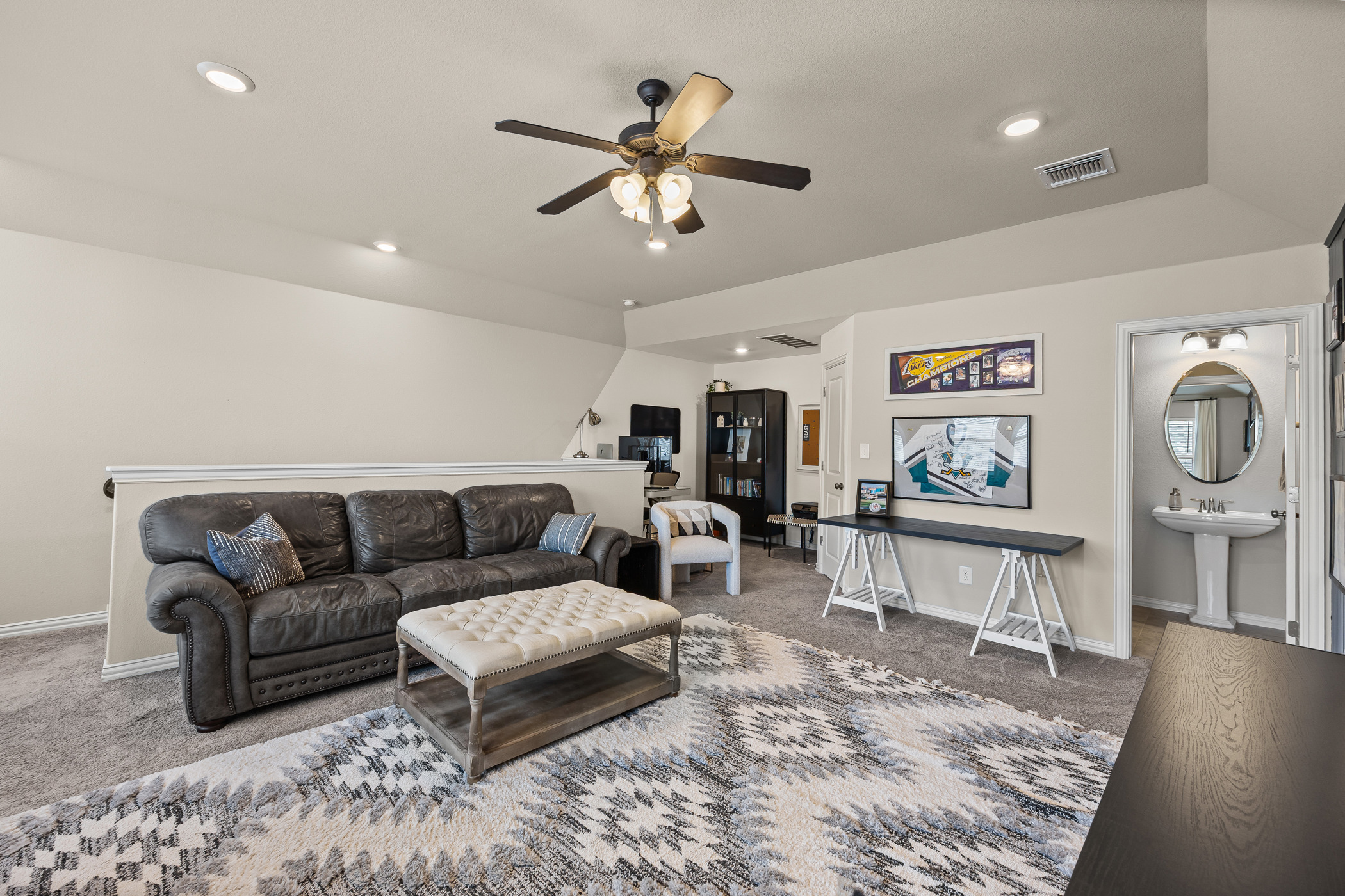 631 Turquoise Drive Dripping Springs, TX 78620 - Photo 19 of 23 Additional living space perfect for movie nights, hobbies, or a second lounge area.