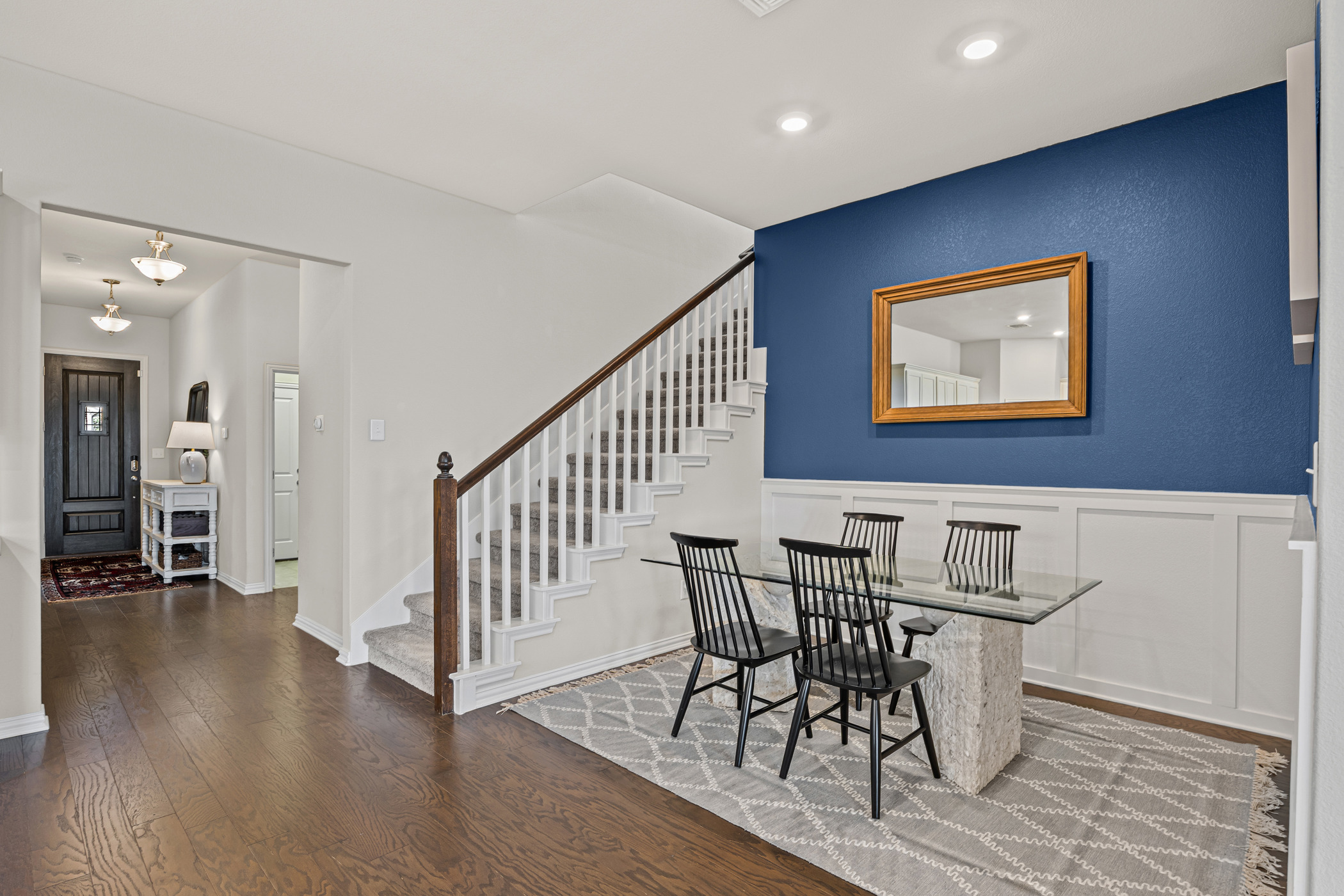 631 Turquoise Drive Dripping Springs, TX 78620 - Photo 2 of 23 A warm and inviting entry sets the tone with open sightlines and natural light throughout.